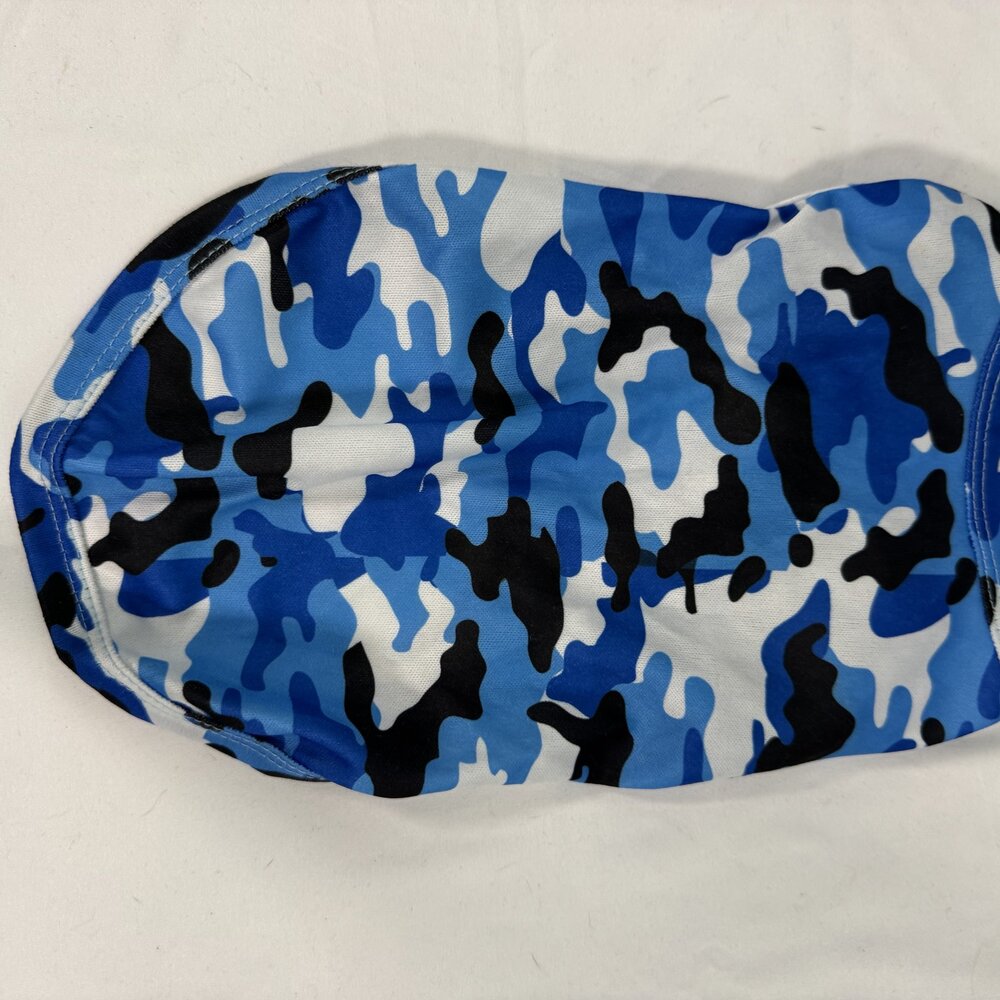Blue Camo Dog Tank Top Size S Camouflage Pet Shirt Small Breed